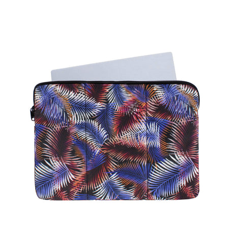 Estuche Laptop Grande ULTRA Estampado Palmas Citybags Multicolor 37x27x2cm