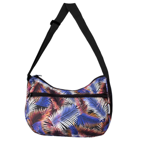 Bolso City Manos Libres ULTRA Plegable Estampado Palmas Multicolor