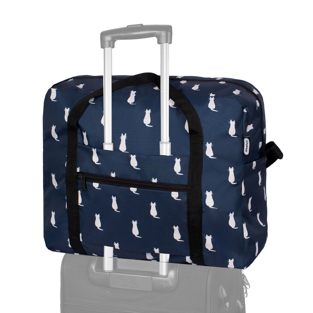 Maleta Articulo Personal Plegable ULTRA Estampado Gatos Citybags Multicolor