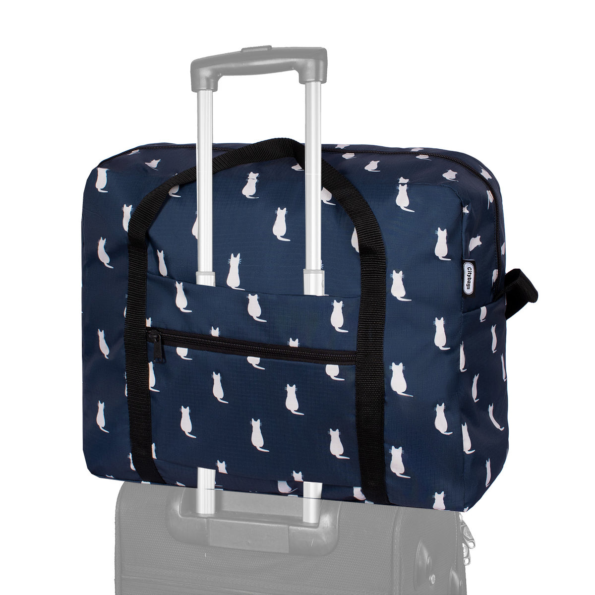 Maleta Articulo Personal Plegable ULTRA Estampado Gatos Citybags Multicolor