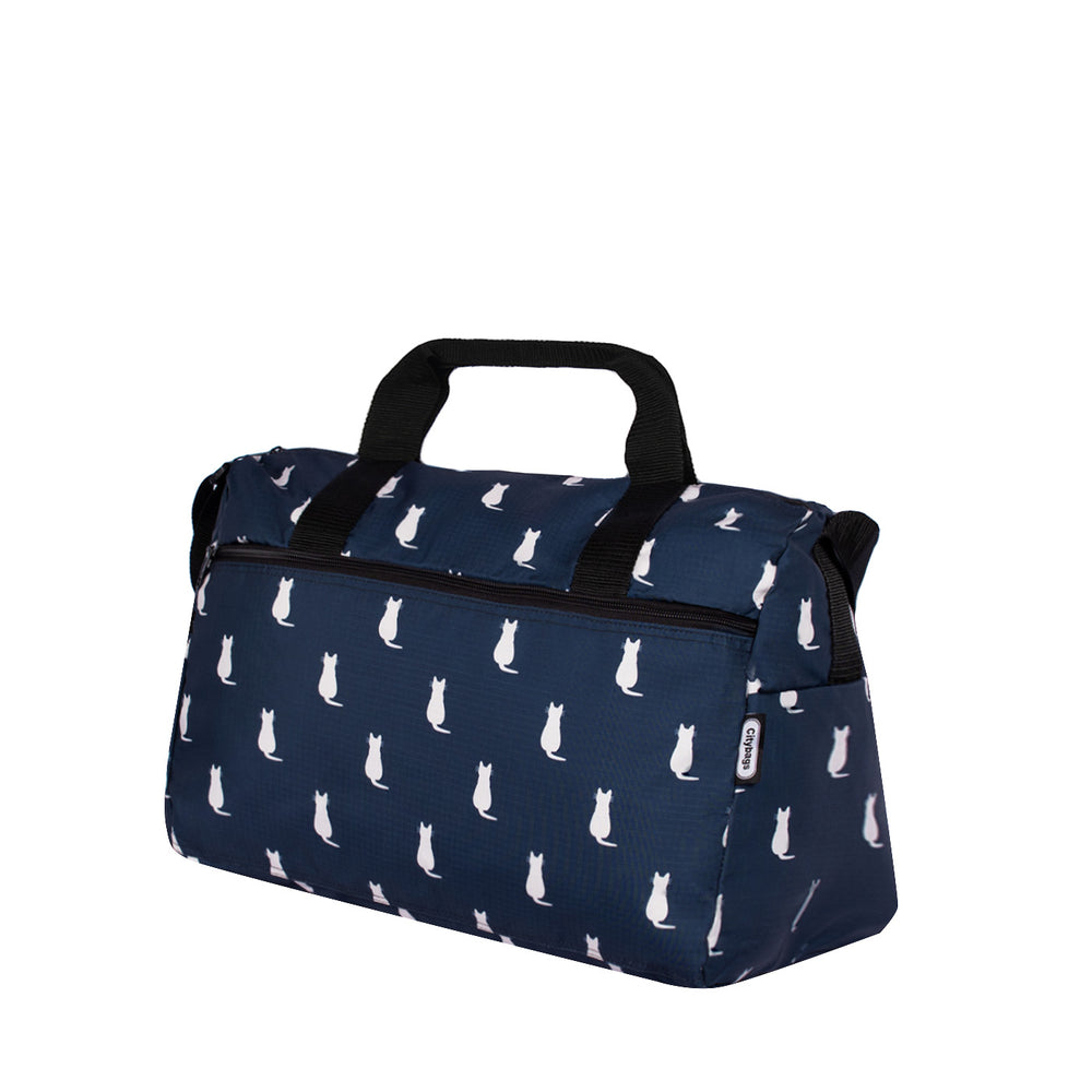 Maleta M ULTRA Plegable Estampado Gatos Citybags Multicolor