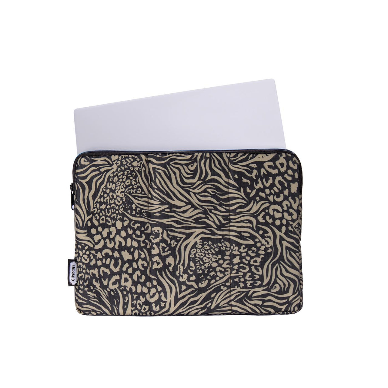 Estuche Laptop Pequeño  ULTRA Estampado Salvaje Citybags Multicolor 33x23x2