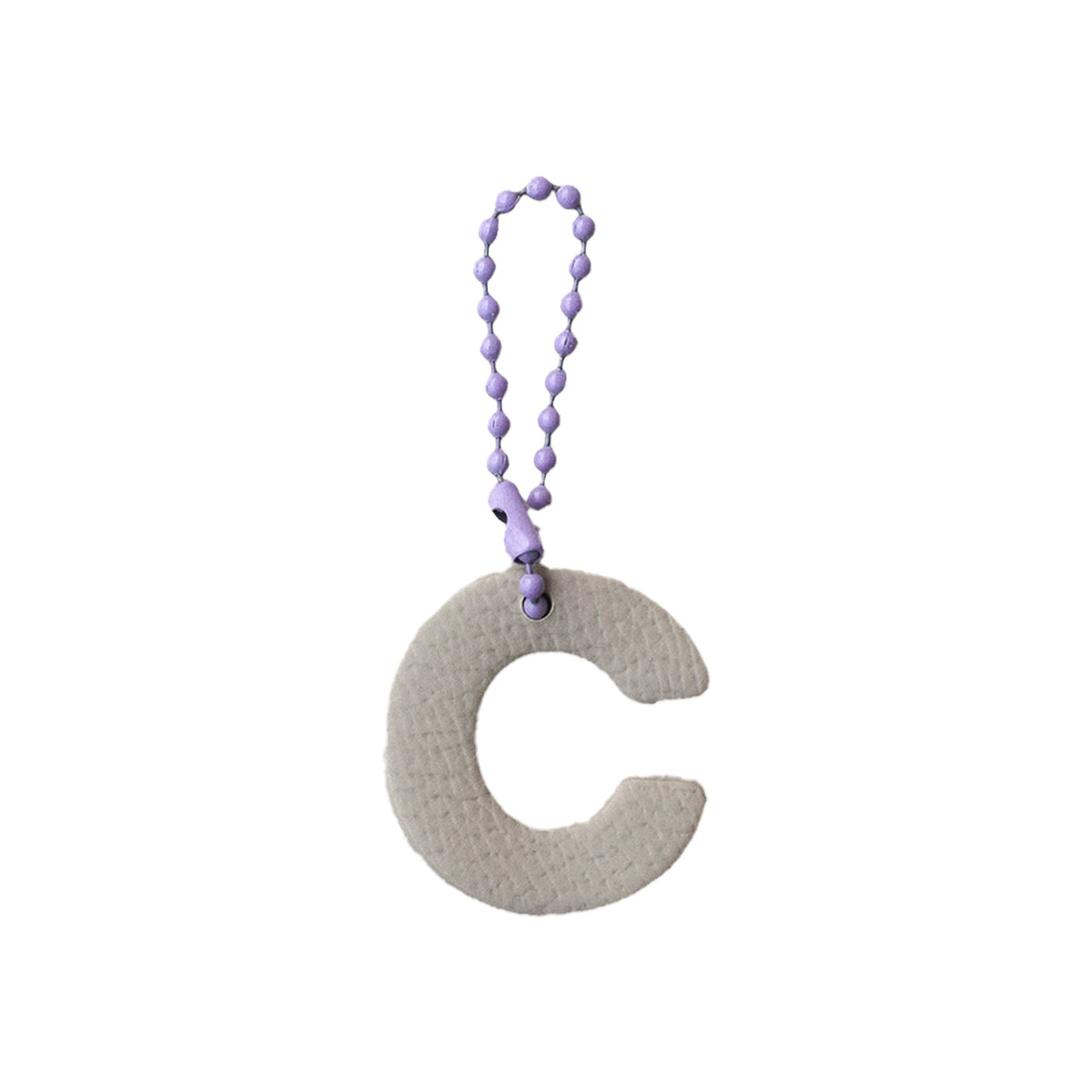 Charm Letra redonda C Latte