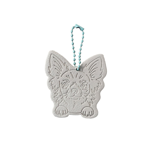 Charm Chihuahua peludo Latte