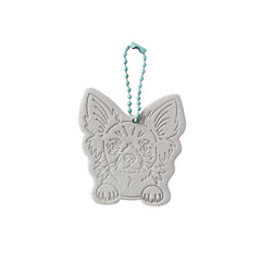 Charm Chihuahua peludo Latte