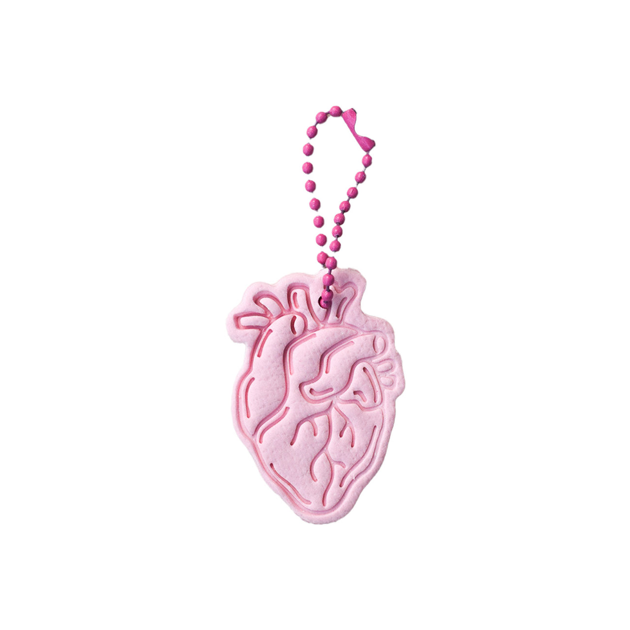 Charm Corazón anatómico Rose