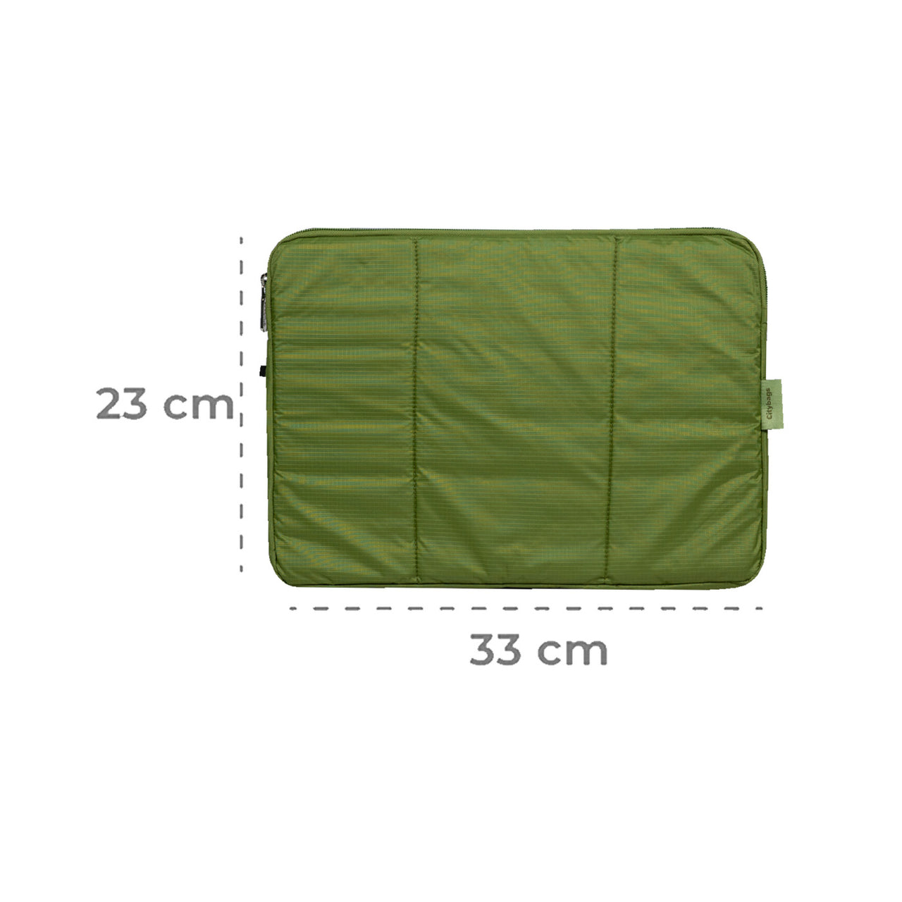 Estuche Laptop Pequeño Light Verde Pino 33x23x2