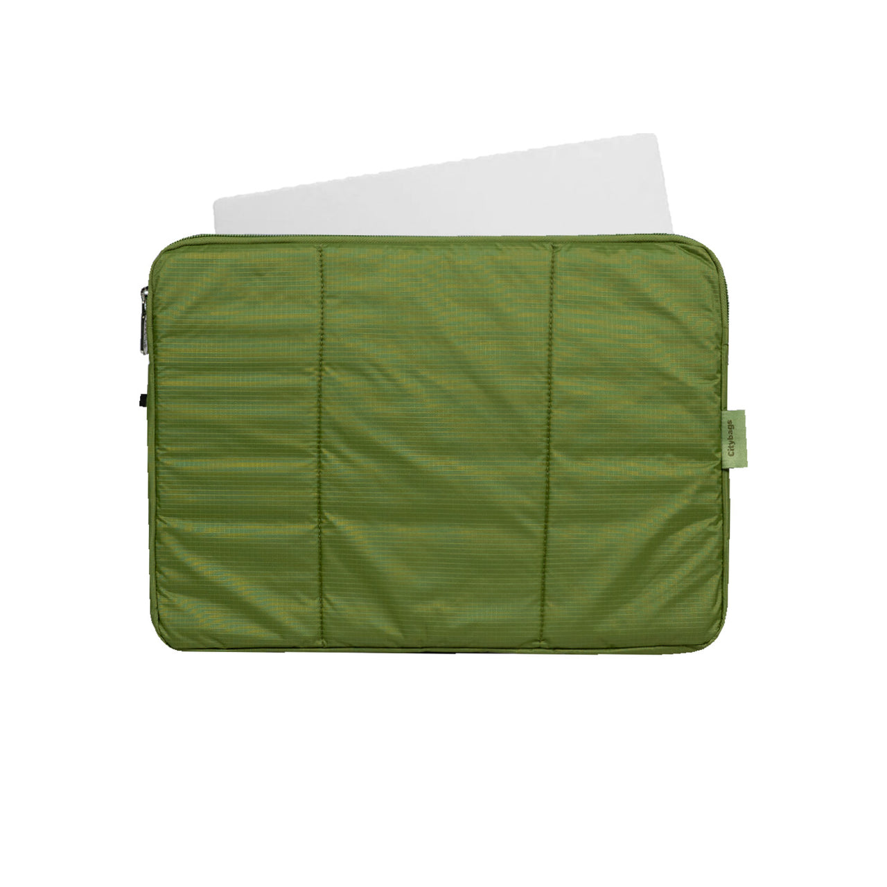 Estuche Laptop Grande Light Verde Pino 37x27x2cm