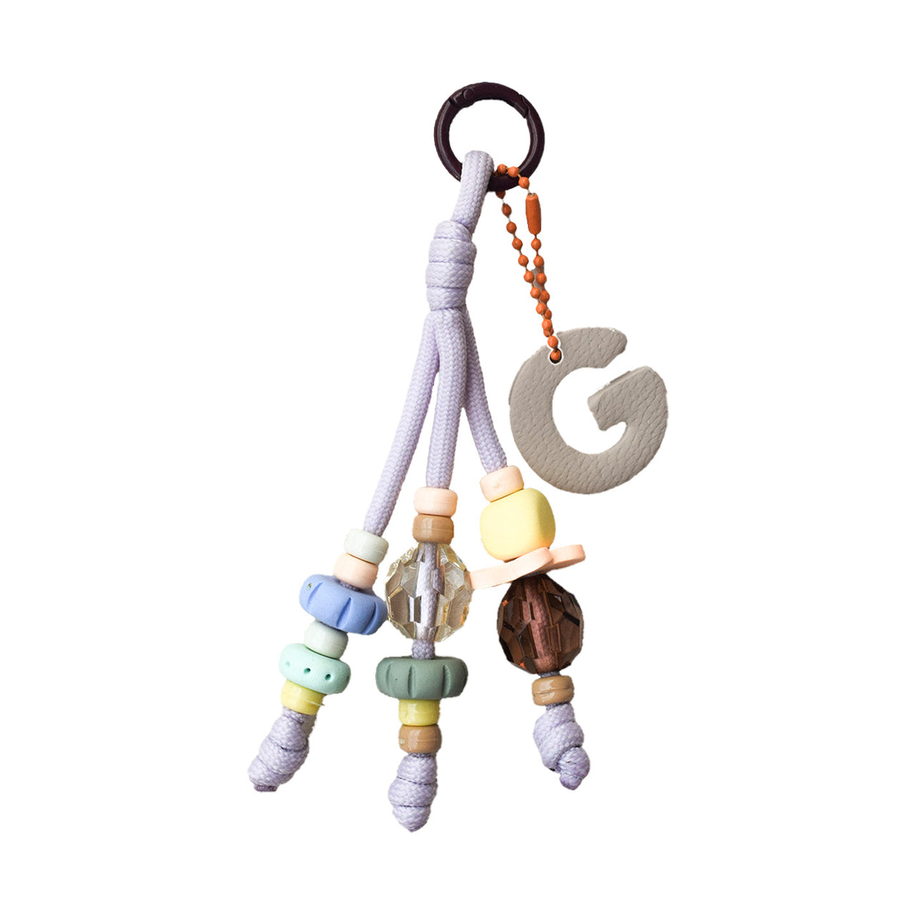 Charm Letra redonda G Latte