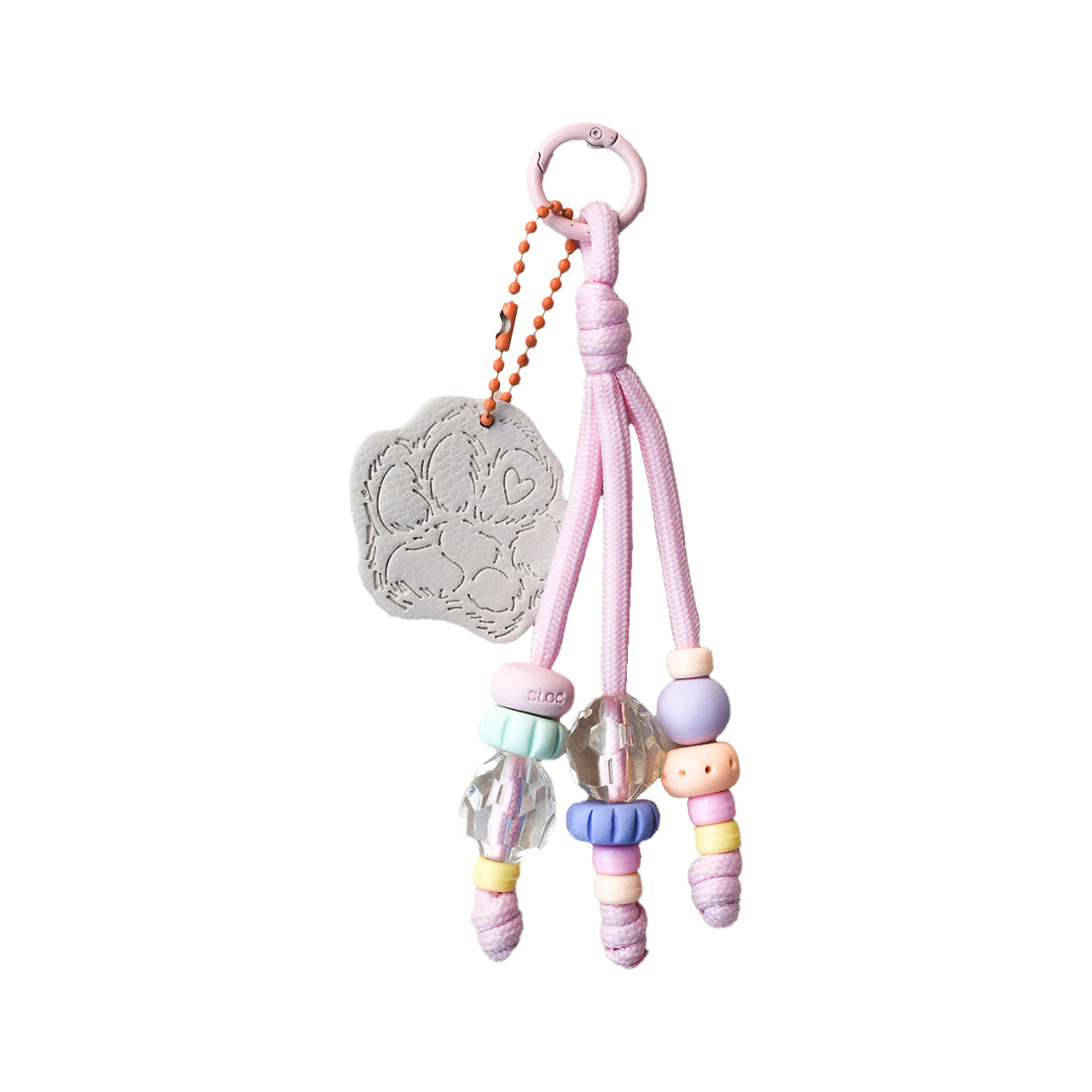 Charm Huella perrito Latte