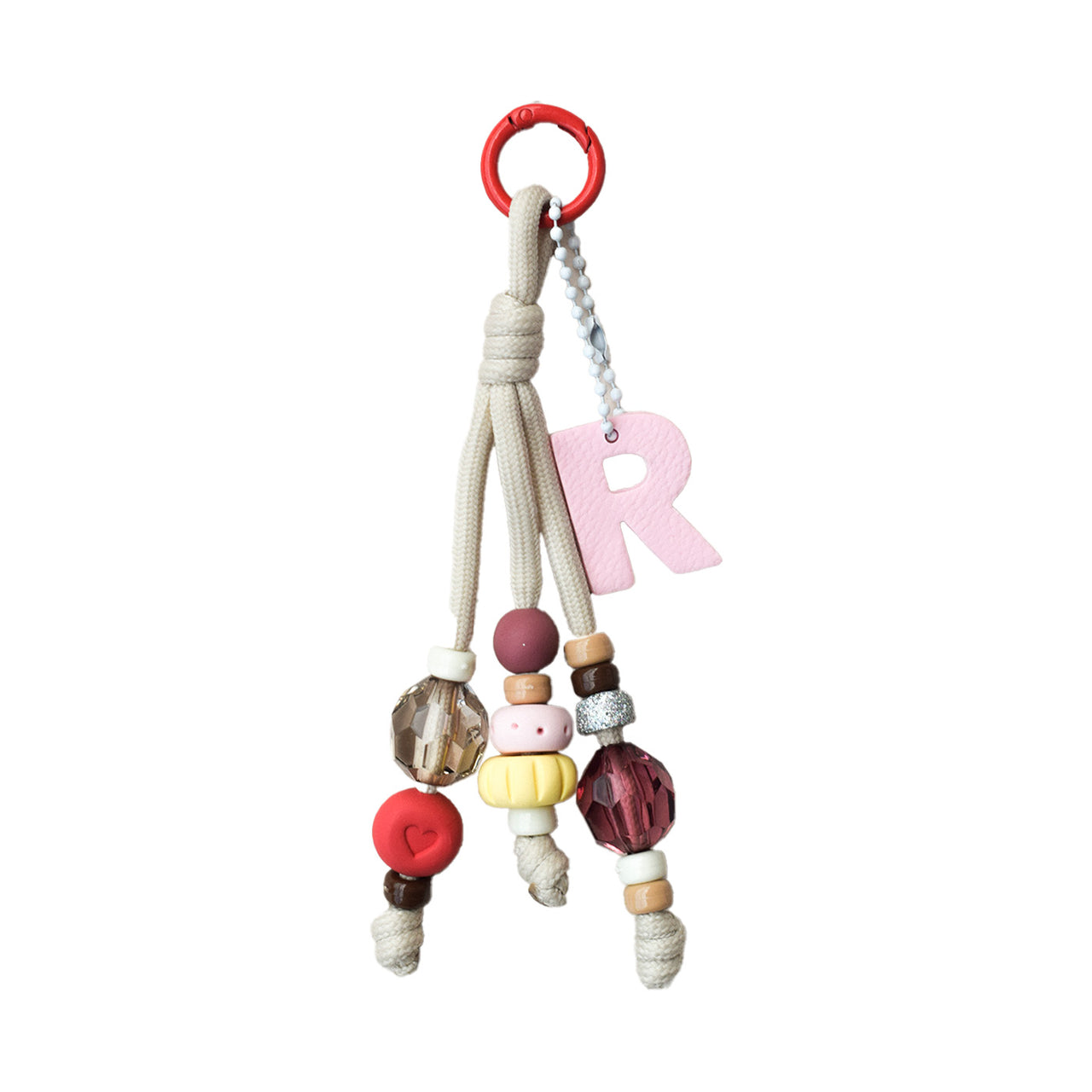 Charm Letra redonda R Rose