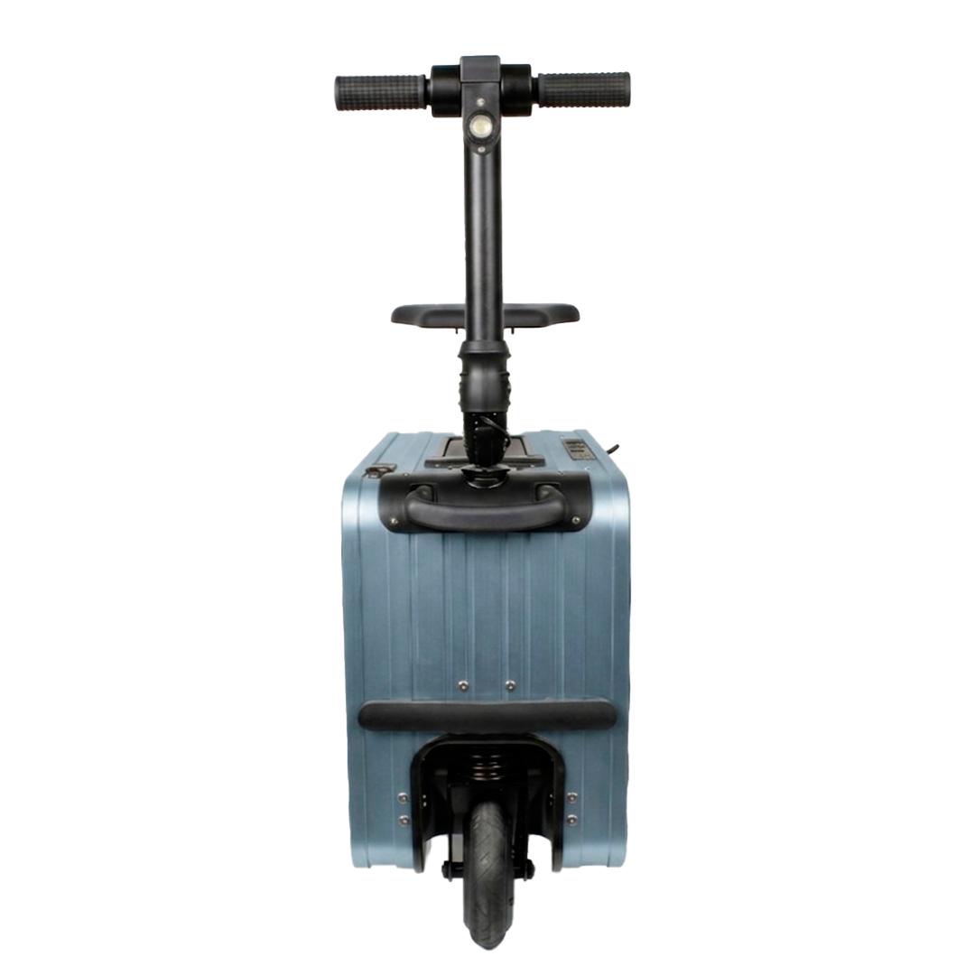 Maleta Con Motor Electrico  Azul Brillante