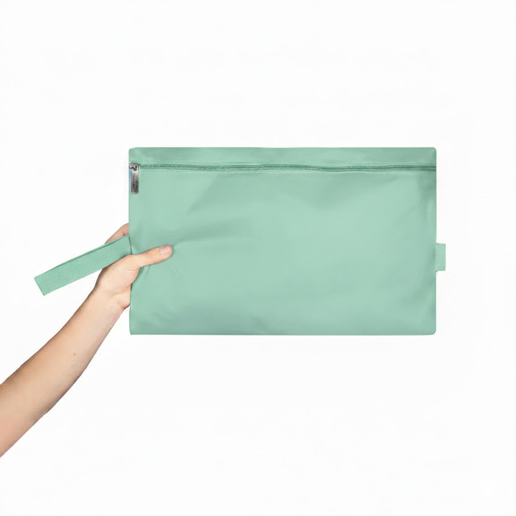 Morral Cabina Tapa Citybags Verde Menta