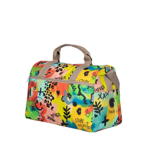 Maleta M ULTRA Plegable Estampado Graffiti Citybags Multicolor