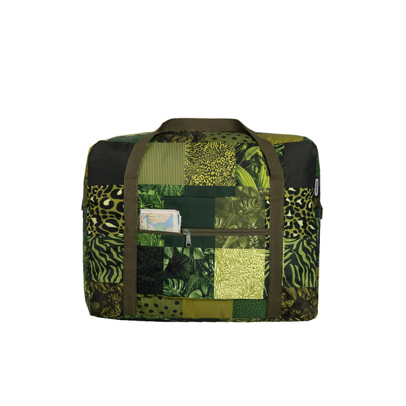Maleta Equipaje de Mano Plegable ULTRA Estampado Green Citybags Multicolor