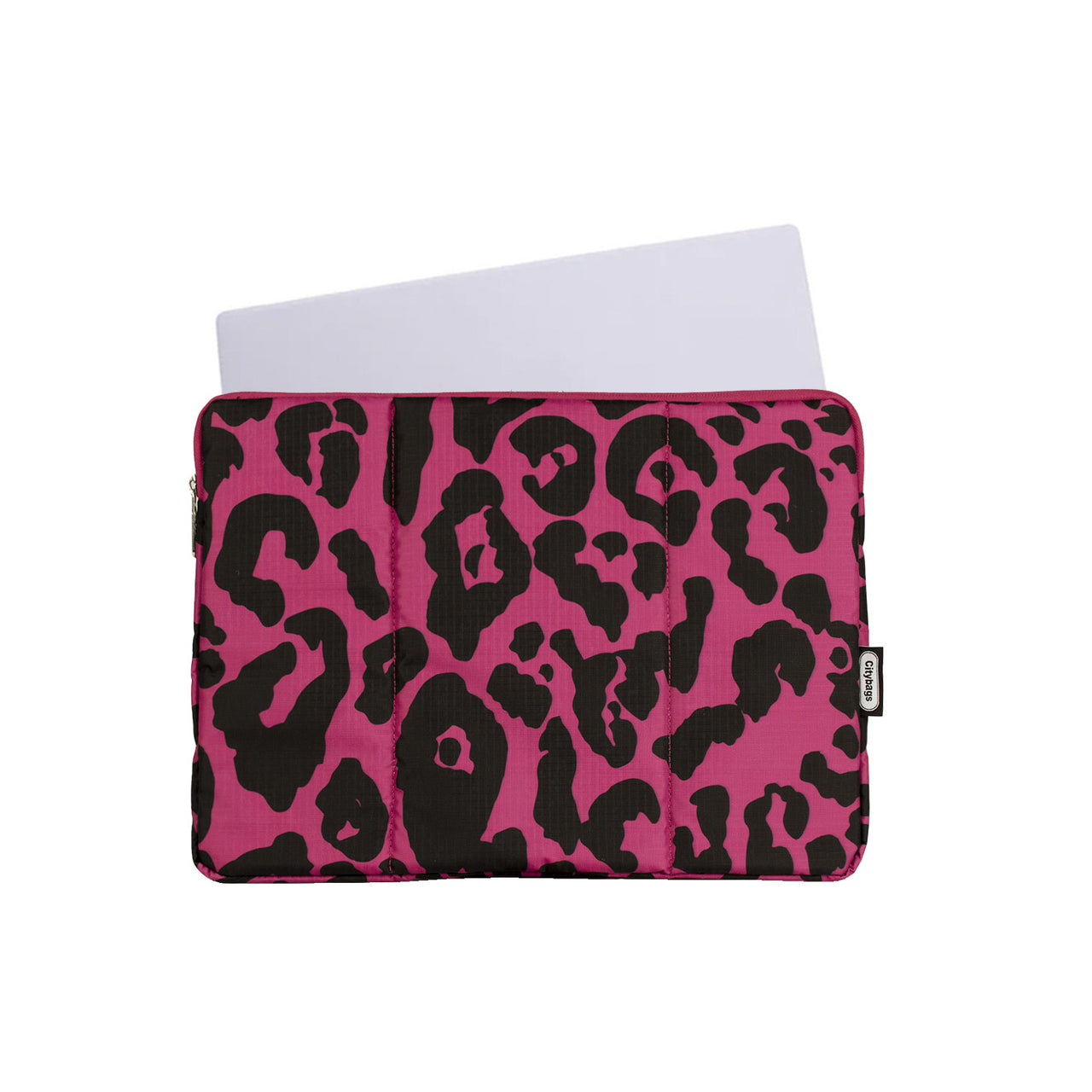 Estuche Laptop Grande Ultra Estampado Viva Magenta Citybags Multicolor 37x27x2cm