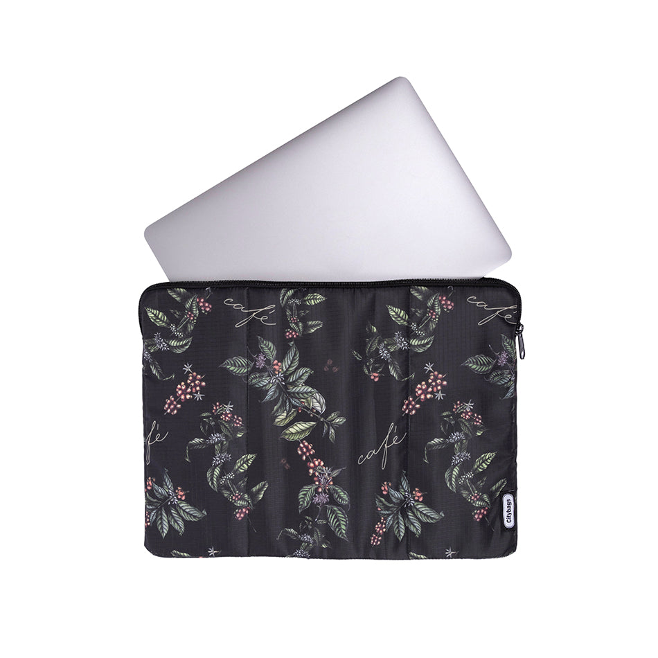 Estuche Laptop Pequeño Estampado Cafe Citybags Multicolor 33x23x2
