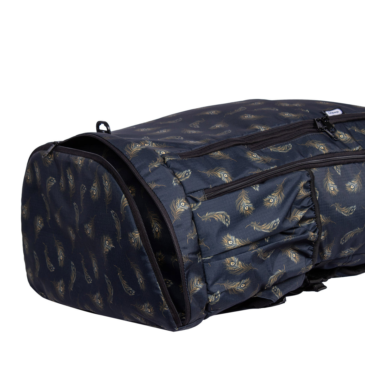 Morral Aventura ULTRA Plegable Estampado Plumas Citybags Multicolor