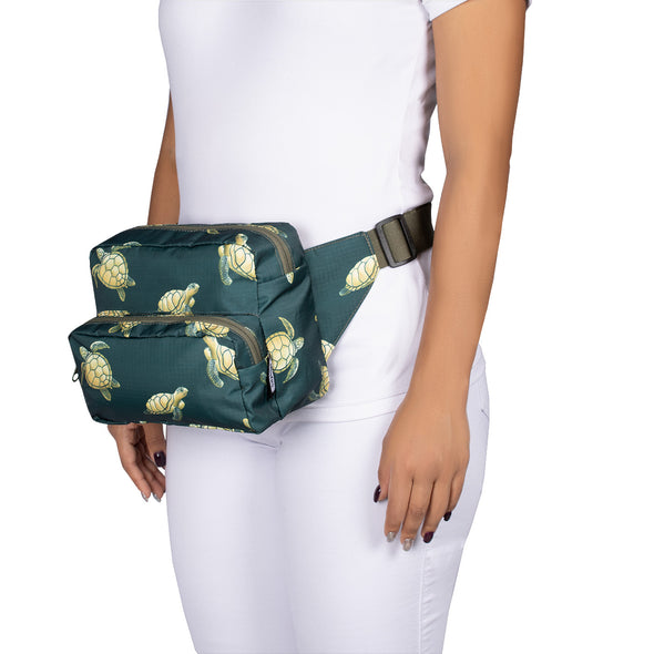 Canguro XL ULTRA Plegable Citybags Estampado Tortugas Multicolor