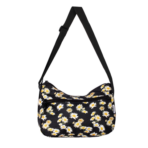 Bolso City Manos Libres ULTRA Plegable Estampado Margaritas Multicolor