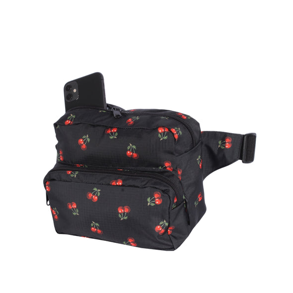 Canguro XL ULTRA Plegable Citybags Estampado Cerezas Multicolor