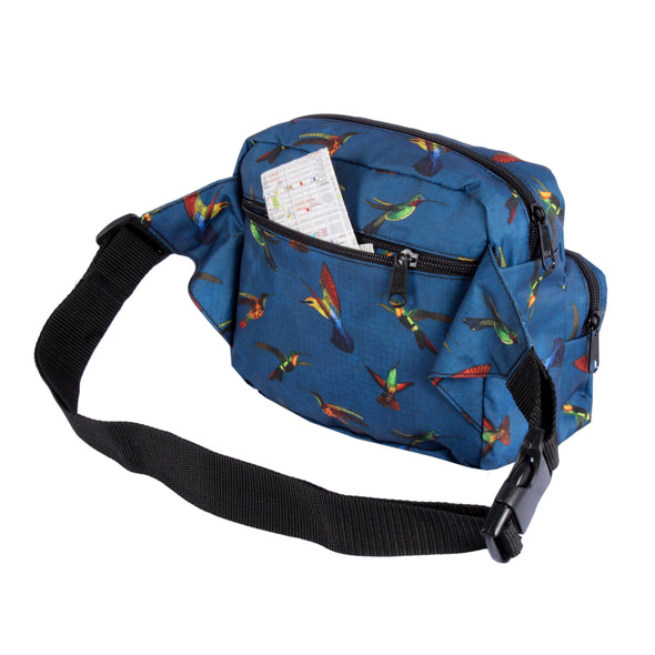 Canguro XL ULTRA Plegable Citybags Estampado Colibries Multicolor