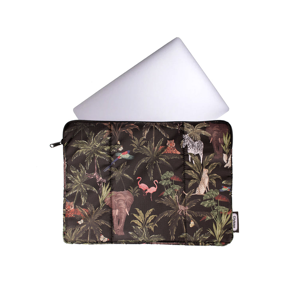 Estuche Laptop Pequeño Estampado Safari 33x23x2
