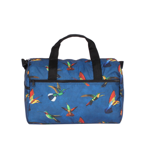 Maleta M ULTRA Plegable Estampado Colibries Citybags Multicolor