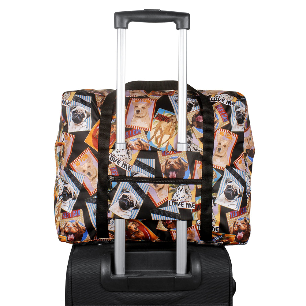 Maleta Equipaje de mano Plegable Perros Citybags Multicolor