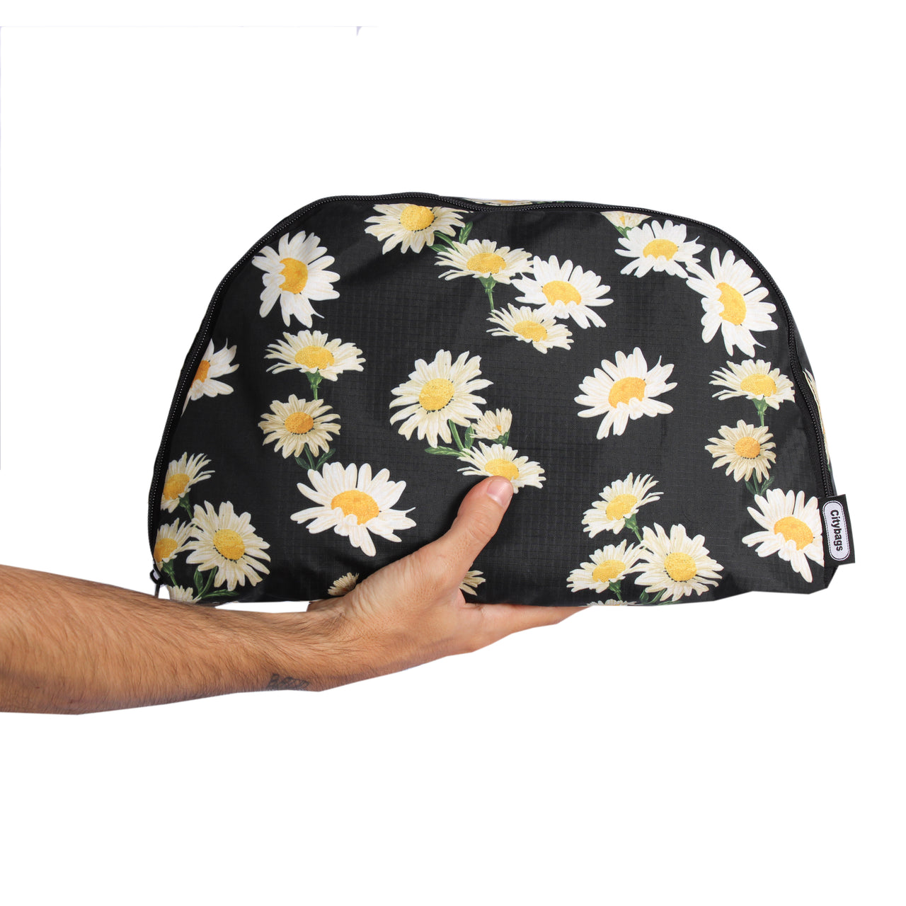 Morral Aventura ULTRA Plegable Estampado Margaritas Citybags Multicolor