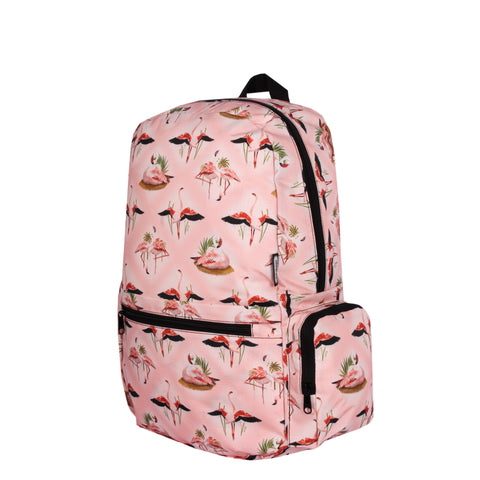 Morral Plegable ULTRA Estampado Flamencos Citybags Multicolor