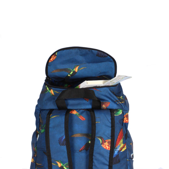 Morral Viajero ULTRA Plegable Estampado Colibries Citybags Multicolor