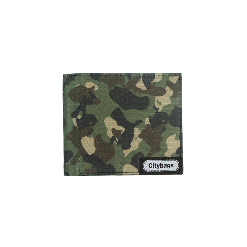 Billetera Clasica Estampado Camuflado Citybags Multicolor