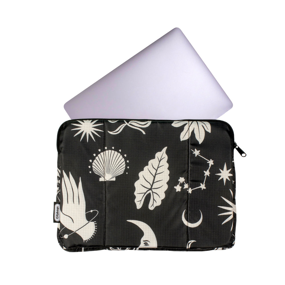 Estuche Laptop Grande Estampado Astral 37x27x2cm